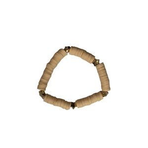 Tan with stars bracelet